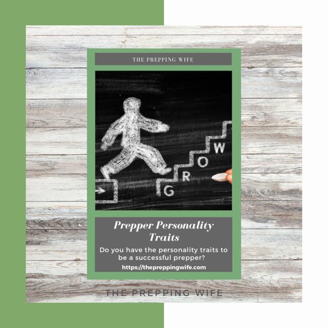 Prepper Personality Traits